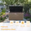 46"L x 24" W x 24"H Heavy-Duty Outdoor Storage Deck Box in Brown