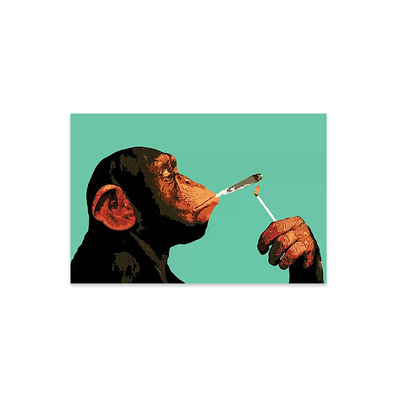«Monkey Joint Time» par Steez, impression sans cadre, H 16 po x l 24 po x P 0,25 po