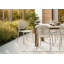 Ensemble de chaises de salle à manger d'extérieur modernes et empilables pour un rangement facile et durable-489937852