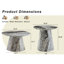 Table basse emboîtable, table basse de style médiéval-moderne-132147593-132147594