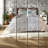 Boho Cotton Bedding Sets With Tassels, Off-white/gray, Full/queen