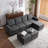 7 - Piece Modular Sectional Couch With Seat Storage , Modular Couches And Sofas Sectional With Ottoman -302468682