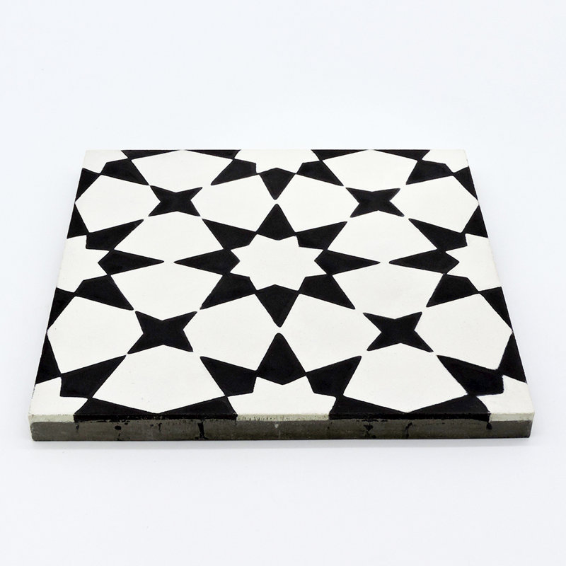 8" x 8" Cement Patterned Wall & Floor Tile