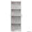 High Wardrobe & Kitchen Cabinet, White, 2 Doors, 3 Partitions, 4 Storages, 15Mm Particle Board, Stable Build 2-Door 3 Cabinet For And Kitchen, Easy Clean