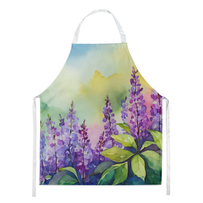 Iris du Tennessee en tablier aquarelle, Mauve Idaho Syringa