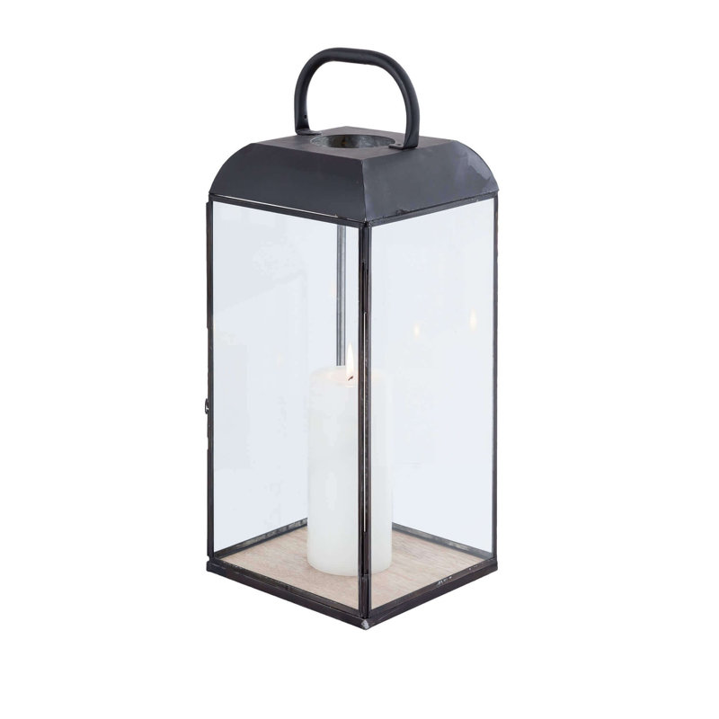 3 Piece Wood Wall Lantern Set, 54cm H x 20cm W x 20cm D