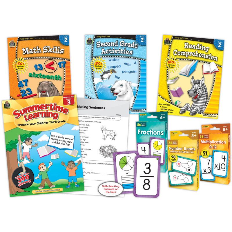 Apprendre à la maison: trousse de 2e année