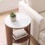 Three Tier Round Cylinder Side Table