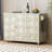 Solid Wood Handwoven Kitchen Island With Drop Leaf-1942395141