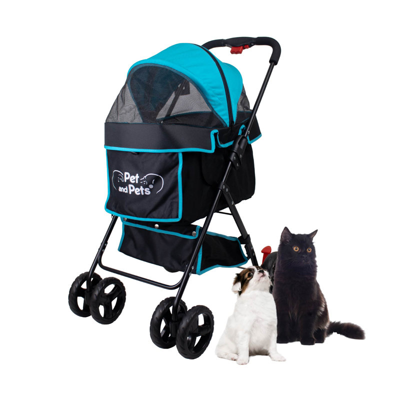 Pet and Pets Swift Pet Stroller, Turquoise