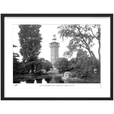 Loughborough, Queens Park C1950 - Single Picture Frame Print