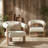 Mamanbai Modern Barrel Back Accent Chair with Solid Wood Three-Leg Frame-2050807023