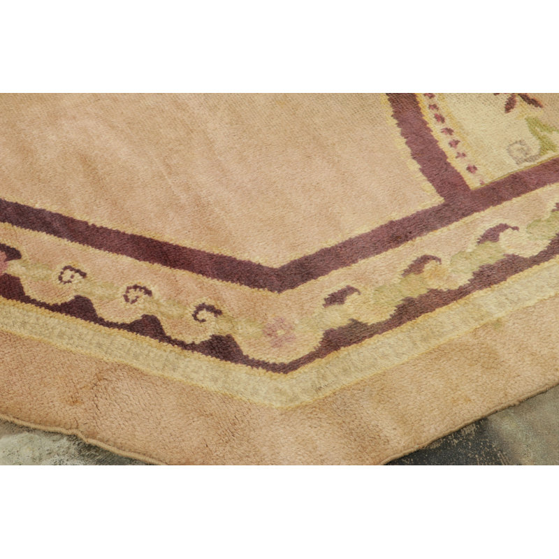 Art Deco One-of-a-Kind 14'0X14'9 Hand Knotted Area Rug
