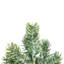 Frosted Icy Pine Tree In Burlap Base Christmas Tree - 11.75" - Unlit