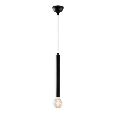 1 - Light Black Single Pendant