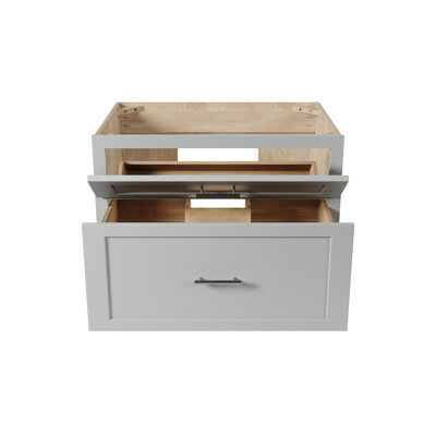 Meuble-lavabo mural simple flottant 30 po Disar
