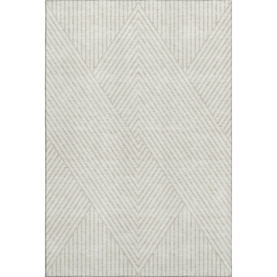 Premium Machine Washable Prisco Ivory Rug