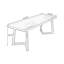 Bureau rectangulaire en bois massif-118001863