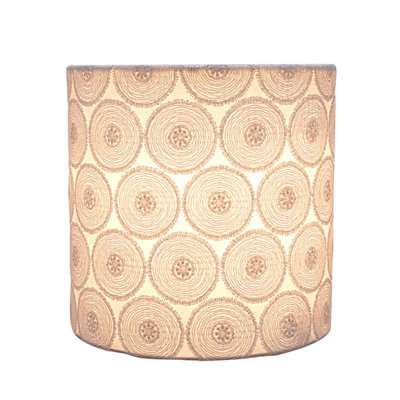 8 in. H x 8 in. W Fabric Drum Lamp Shade