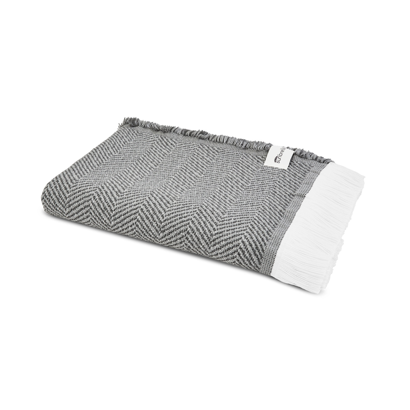 Sunbrella® Performance Throw Blanket, Pewter