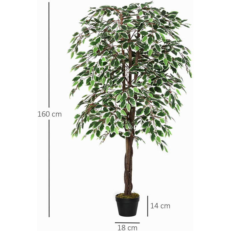 Charleston 160cm Faux Ficus Tree in Pot
