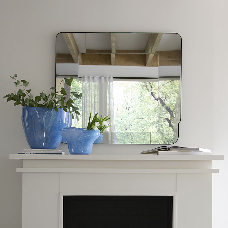 Elemental Rectangle Iron Mirror