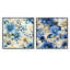 Vanves - Ensemble de 2 collages carrés floraux-102163049-102163053