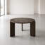 Table basse ronde ronde en bois massif Claremont-472950938