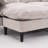 Chenille 2-Seater Sofa with Two Ottomans-524574319