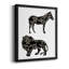 Ornementaux animaux de safari I, toile de qualité supérieure, prête à être accrochée-1997620250-1997620251