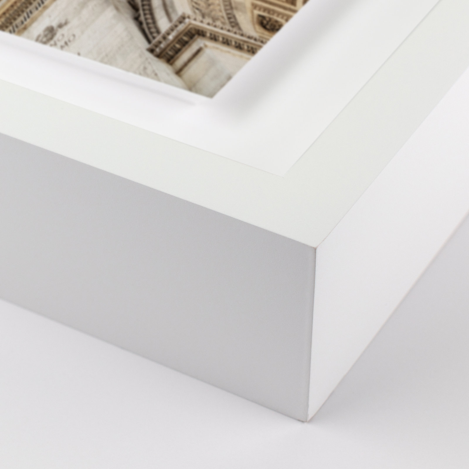 Arc De Triumphe by Guy Sargent, 30" H x 40" W x 2.5" D, White