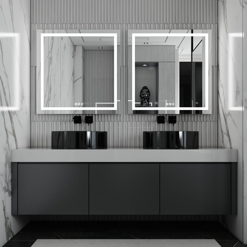 Miroir Donesia, 31,5 po x 31,5 po, Carré