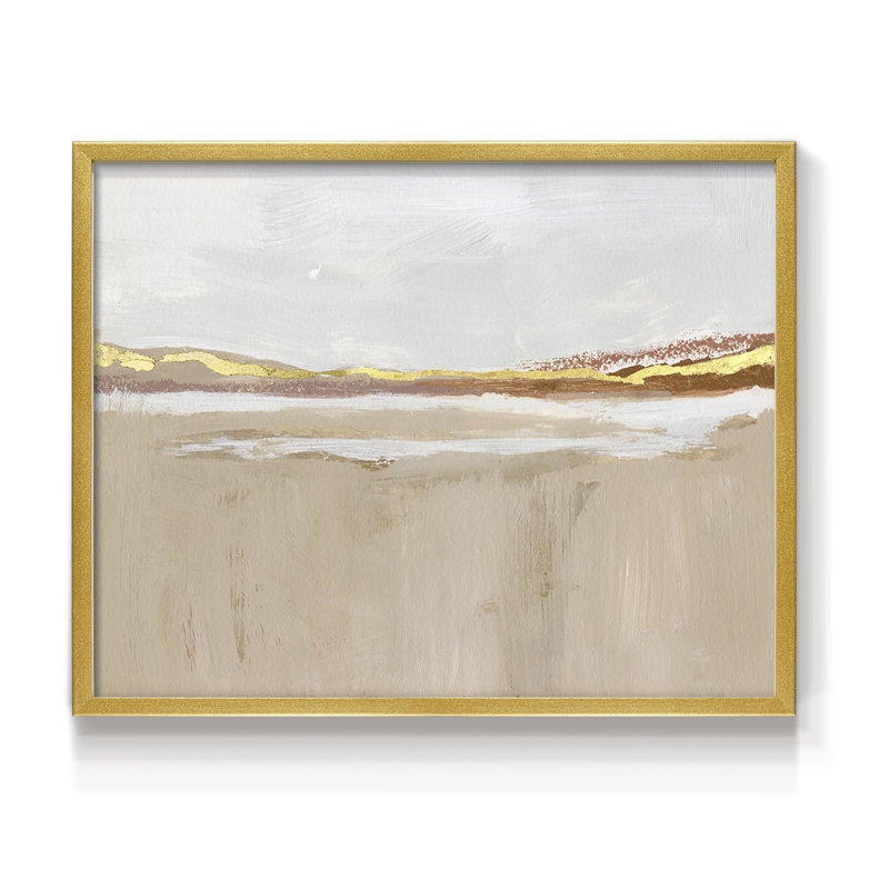 Gilded Expanse I - Impression encadrée - Restickable, H 11 po x l 14 po