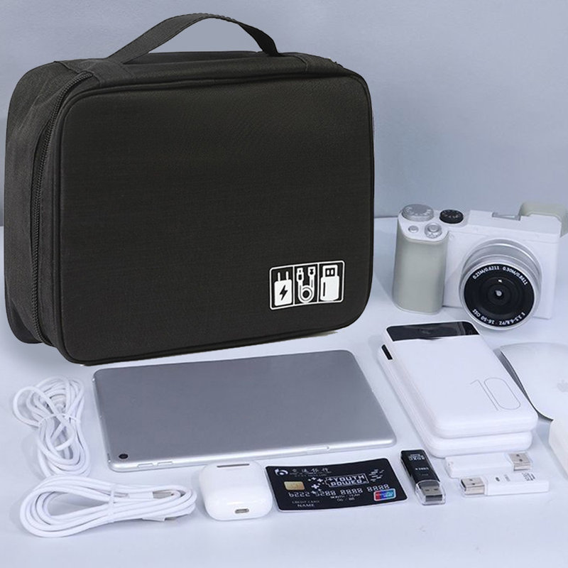 Organizer Bag Organizer Double Layer , Black