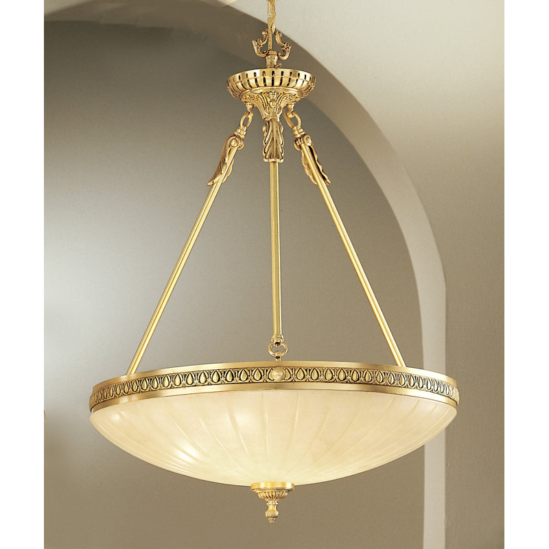 Luminaire suspendu bol 3 lumières unique Devon