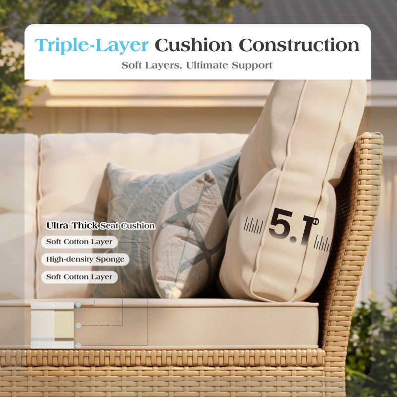 Wicker Conversation Set