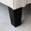 Banc et repose-pieds pour couloir, siège en mousse épaisse, revêtement 100%, ensemble de pieds et tabouret de support polyvalent en bois massif, housse, support pour les jambes, procédure simple-298566847