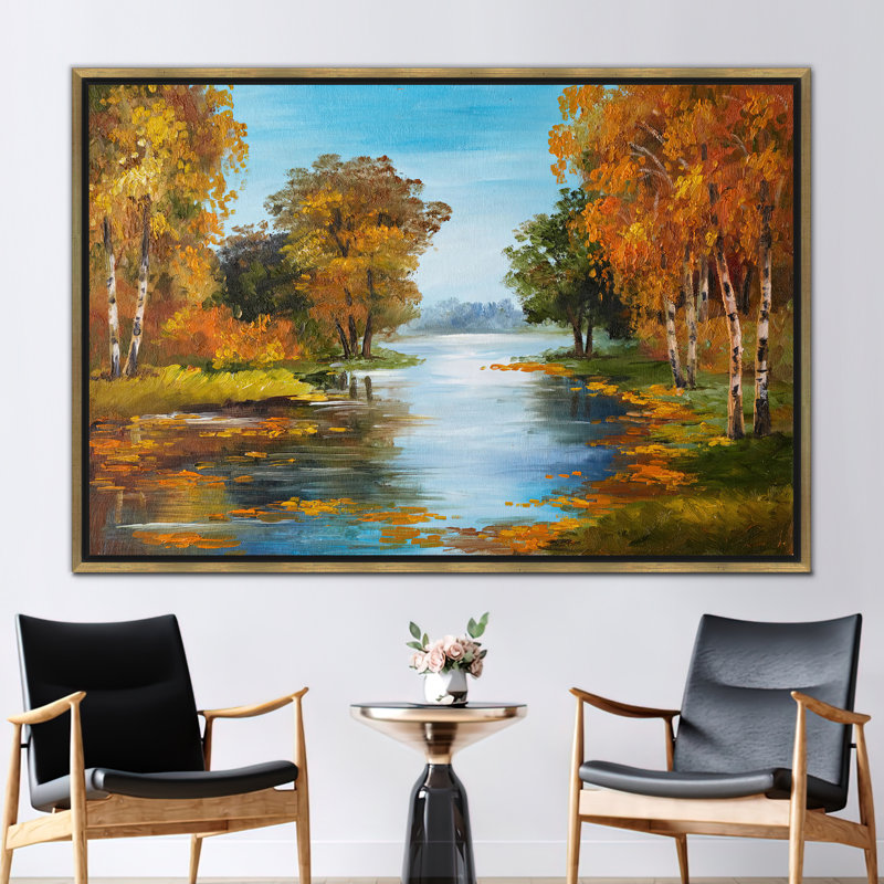 Print on Canvas, Gold Floater Framed, 60 cm H x 90 cm W