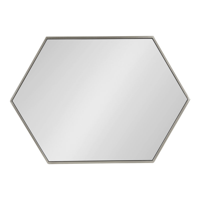 Miroir Breckler, 31 po x 22 po, Argent