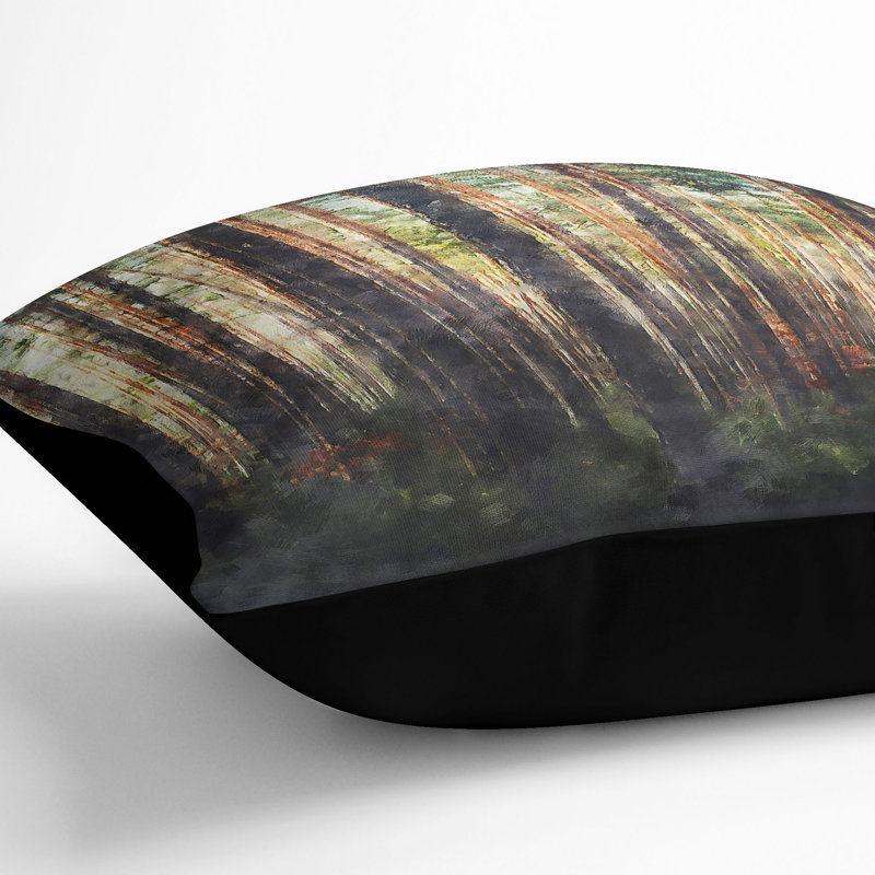 Square Cushion, Black, 40cm H x 40cm W x 15cm D