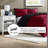 Reversible Full/queen Bedding Sets, Hypoallergenic Microfiber With Diamond Quilting, Red & Black