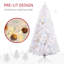 Sapin de Noël artificiel 7,5 pi avec 7,5 lumières DEL blanc chaud et 1346 pointes