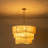 Ashli 6-Light Boho Dimmable Tiered Drum Chandelier