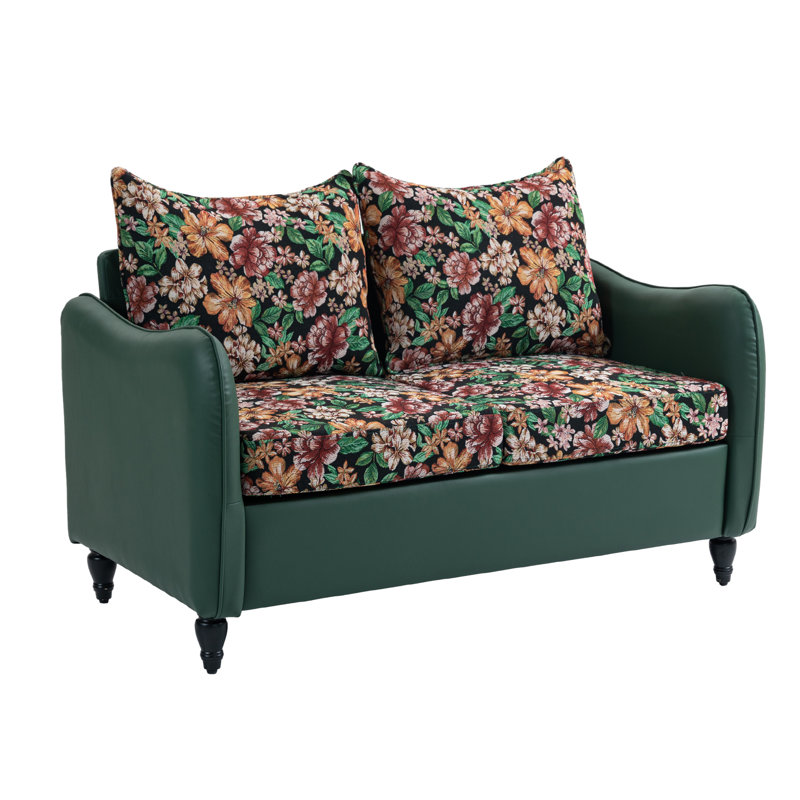 Nadaha Fabric 53'' Reception Loveseat