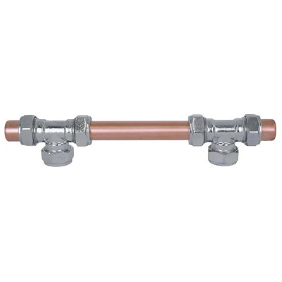 Chrome And Copper Handle - T-Shaped