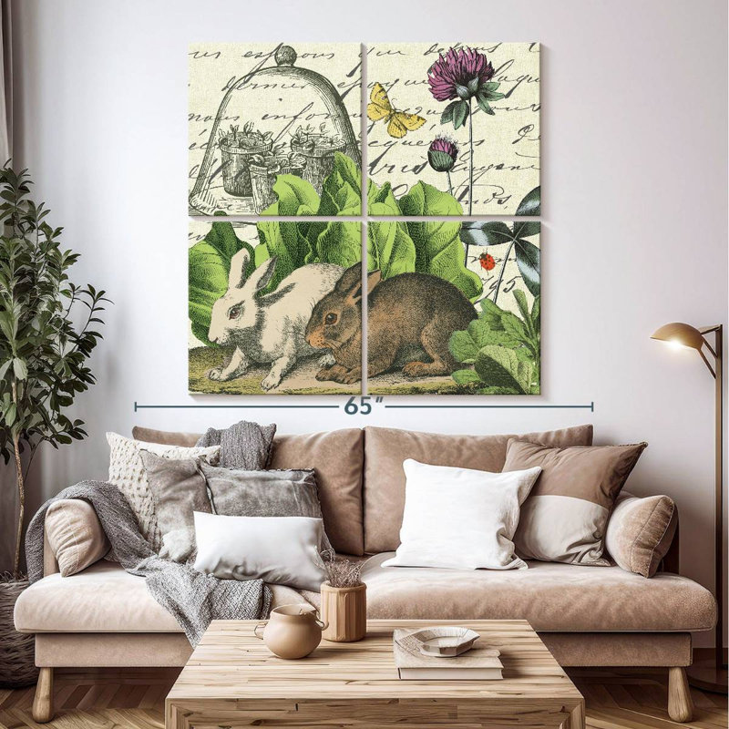 Brampt Garden Rabbit II, 50" H x 50" W