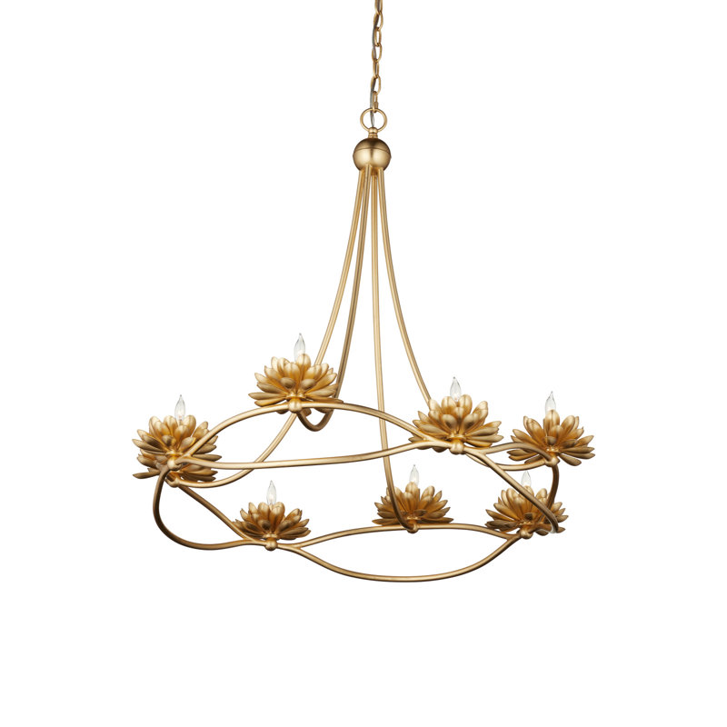 Currey & Company Cyrene 8-Light Chandelier - Thumbnail 2
