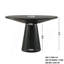 Table de salle à manger ronde 48 "Roundhill Furniture Rocco, ébène