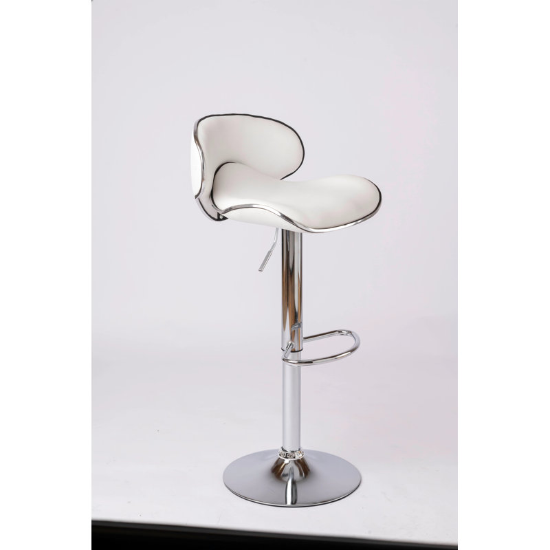 Chaise de salle à manger moderne en cuir - élégante et confortable, Blanc