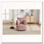 Chaise pivotante rembourrée en velours côtelé-1718031955